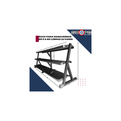 Rack para mancuernas de 5 a 80 libras 16 pares Wod Pro,Rack para mancuernas de 5 a 80 libras 16 pares Wod Pro