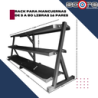 Rack para mancuernas de 5 a 80 libras 16 pares Wod Pro,Rack para mancuernas de 5 a 80 libras 16 pares Wod Pro