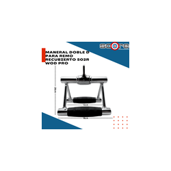 ​Maneral doble D para remo recubierto 502R Wod Pro,​Maneral doble D para remo recubierto 502R Wod Pro