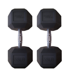 Par de mancuernas hexagonales 55 libras Wod Pro,Par de mancuernas hexagonales 55 libras Wod Pro