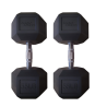 Par de mancuernas hexagonales 55 libras Wod Pro,Par de mancuernas hexagonales 55 libras Wod Pro