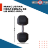 Par de mancuernas hexagonales 55 libras Wod Pro,Par de mancuernas hexagonales 55 libras Wod Pro