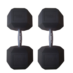 Par de mancuernas hexagonales 75 libras Wod Pro,Par de mancuernas hexagonales 75 libras Wod Pro