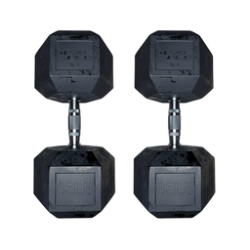 Par de mancuernas hexagonales 85 Libras Wod Pro,Par de mancuernas hexagonales 85 Libras Wod Pro
