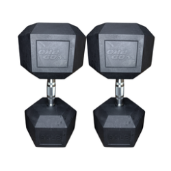 Par de mancuernas hexagonales 90 Libras Wod Pro,Par de mancuernas hexagonales 90 Libras Wod Pro