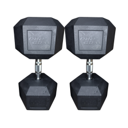 Par de mancuernas hexagonales 90 Libras Wod Pro,Par de mancuernas hexagonales 90 Libras Wod Pro