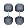 Par de mancuernas hexagonales 100 Libras Wod Pro,Par de mancuernas hexagonales 100 Libras Wod Pro