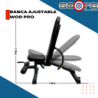 Banca ajustable Wod Pro,Banca ajustable Wod Pro
