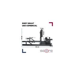 Sissy Squat Wod Pro uso comercial,Sissy Squat Wod Pro uso comercial
