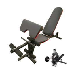 Banca multiposición con soporte para bíceps y pierna Wod Pro,Banca multiposición con soporte para bíceps y pierna Wod Pro