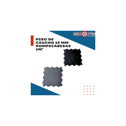 Piso de caucho 15 mm rompecabezas 1 m²,Piso de caucho 15 mm rompecabezas 1 m²