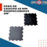 Piso de caucho 15 mm rompecabezas 1 m²,Piso de caucho 15 mm rompecabezas 1 m²
