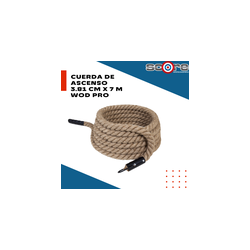 ​​​Cuerda de ascenso 1.5"x 7 mts Wod Pro,​​​Cuerda de ascenso 1.5"x 7 mts Wod Pro