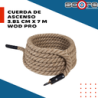 ​​​Cuerda de ascenso 1.5"x 7 mts Wod Pro,​​​Cuerda de ascenso 1.5"x 7 mts Wod Pro