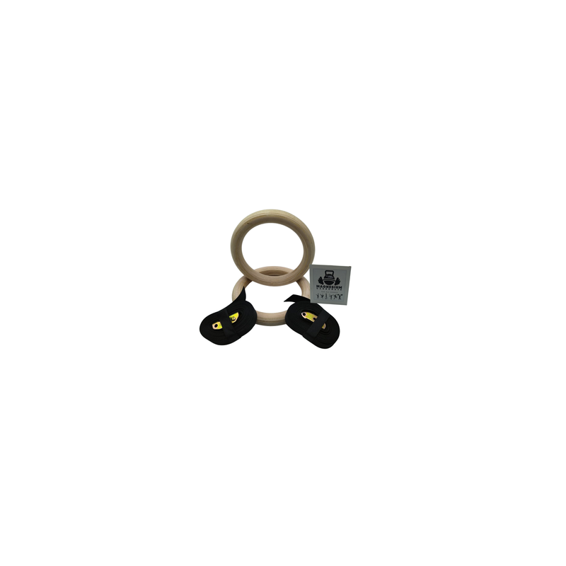 Par de Aros de Madera para Crossfit Wod Pro,Par de Aros de Madera para Crossfit Wod Pro
