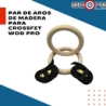 Par de Aros de Madera para Crossfit Wod Pro,Par de Aros de Madera para Crossfit Wod Pro