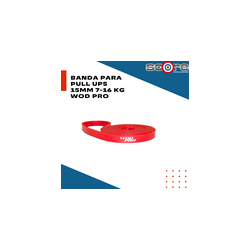 Banda para pull ups 15mm 7-16 kg Wod Pro,Banda para pull ups 15mm 7-16 kg Wod Pro